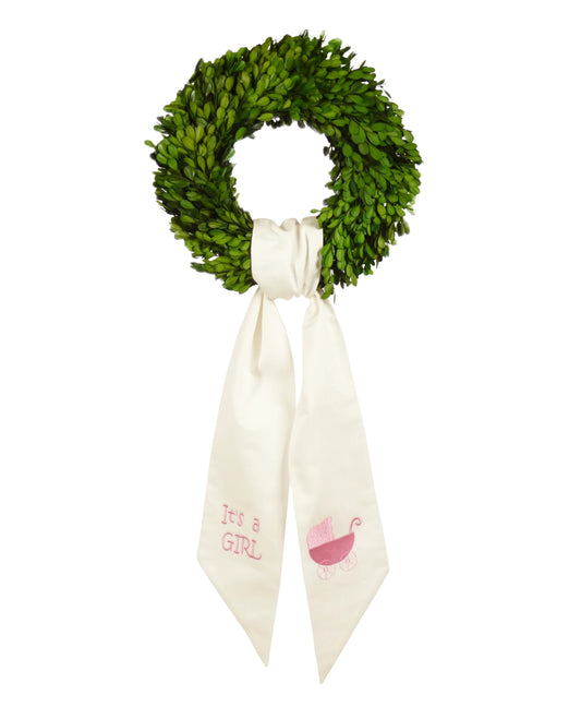 Wreath Sash: It’s A Girl