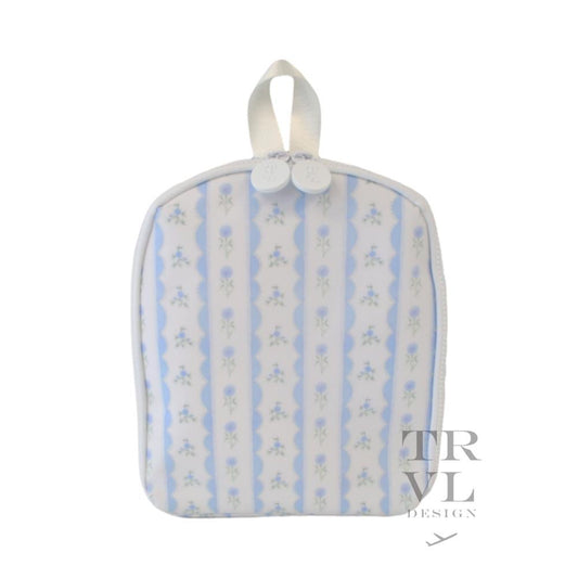 Blue Ribbon Floral Lunch Bag