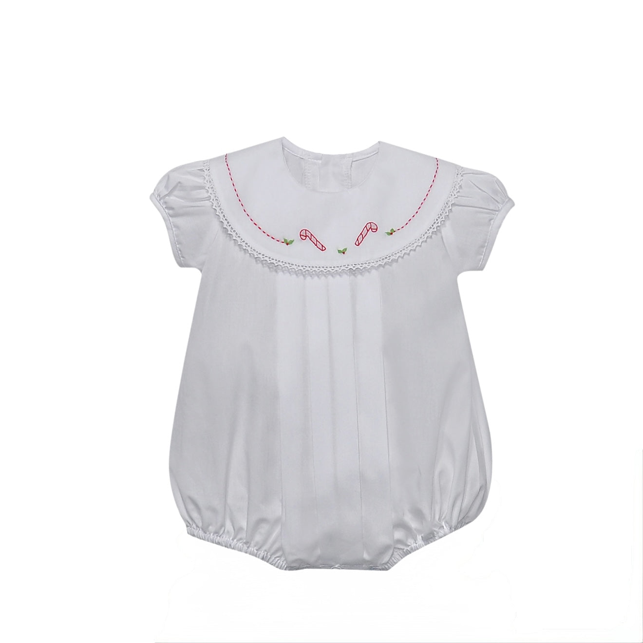 Candy Cane Embroidered Bubble