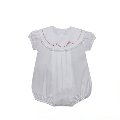 Candy Cane Embroidered Bubble