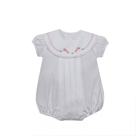 Candy Cane Embroidered Bubble