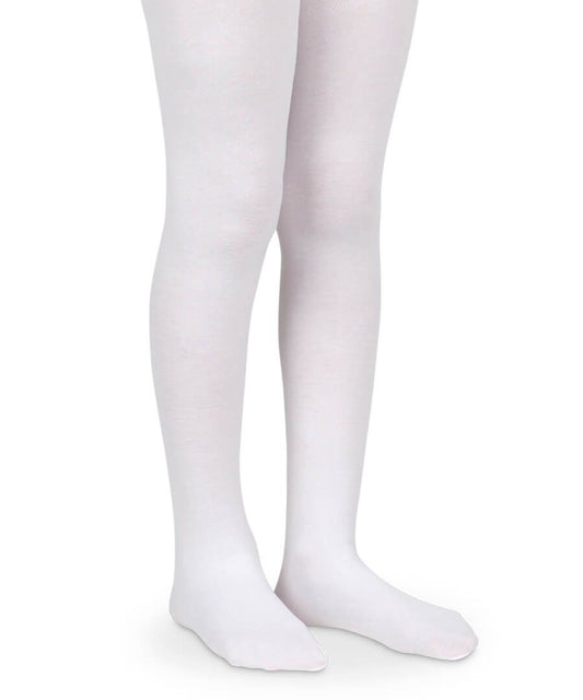 White Nylon Microfiber Tights