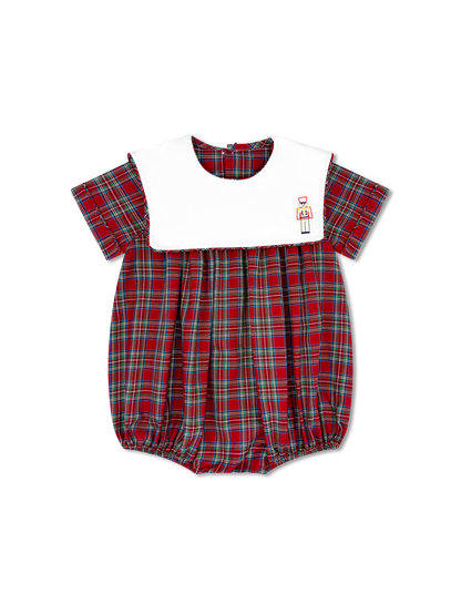 Christmas Plaid Nutcracker Bubble