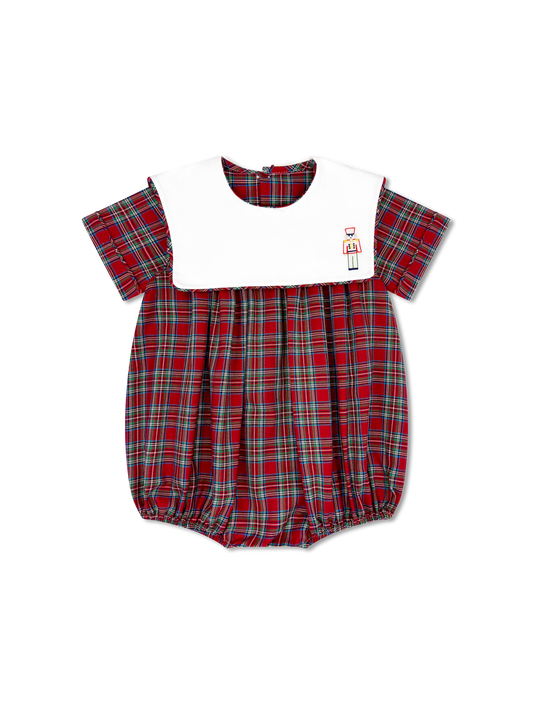 Christmas Plaid Nutcracker Bubble