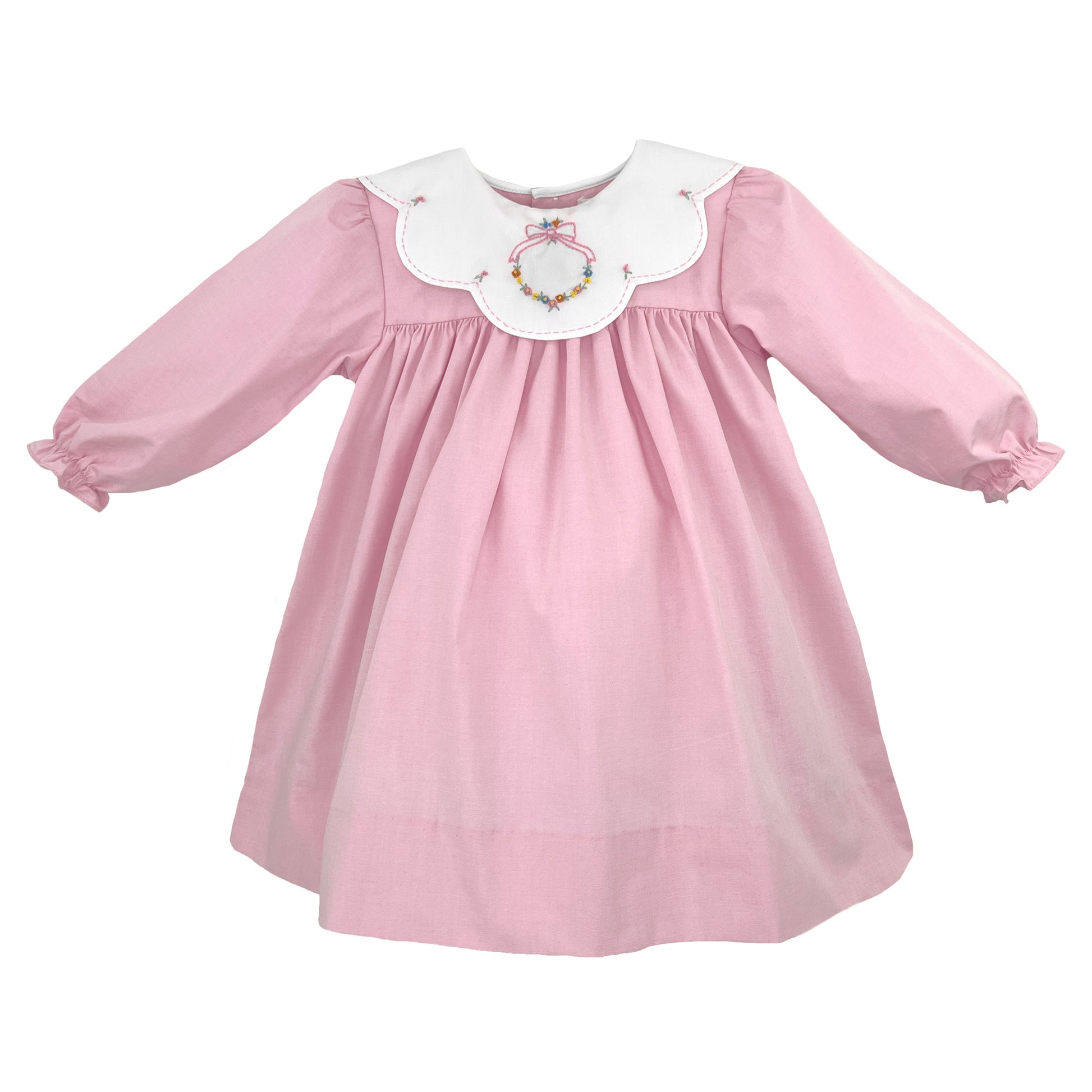 pink chambray dress 45R | Chambray Silk Dress - Women - One Size