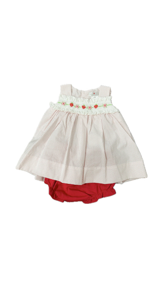 Strawberry Floral Bloomer Set