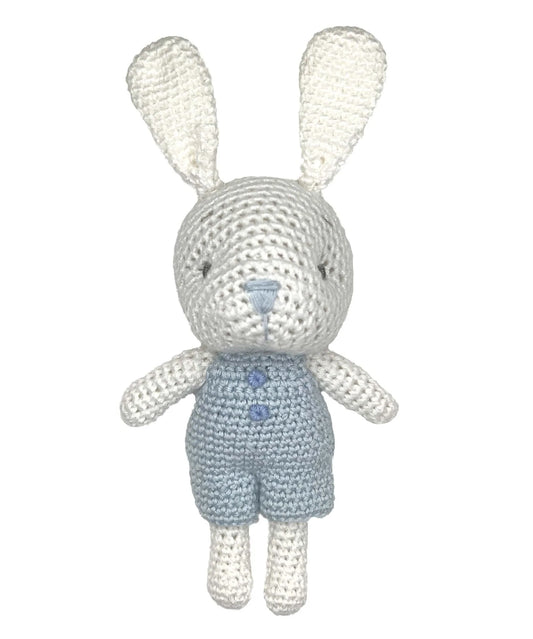 Blue Bunny Rattle