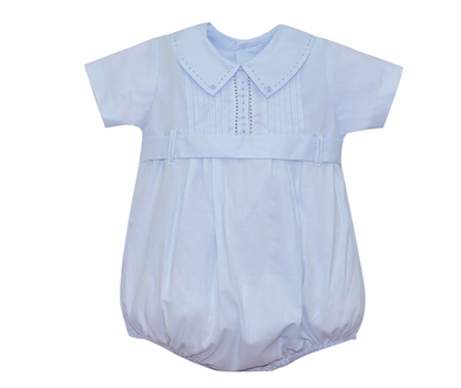 Classic Blue Pleated Bubble