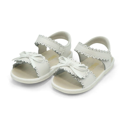 Amelie White Bow Sandal