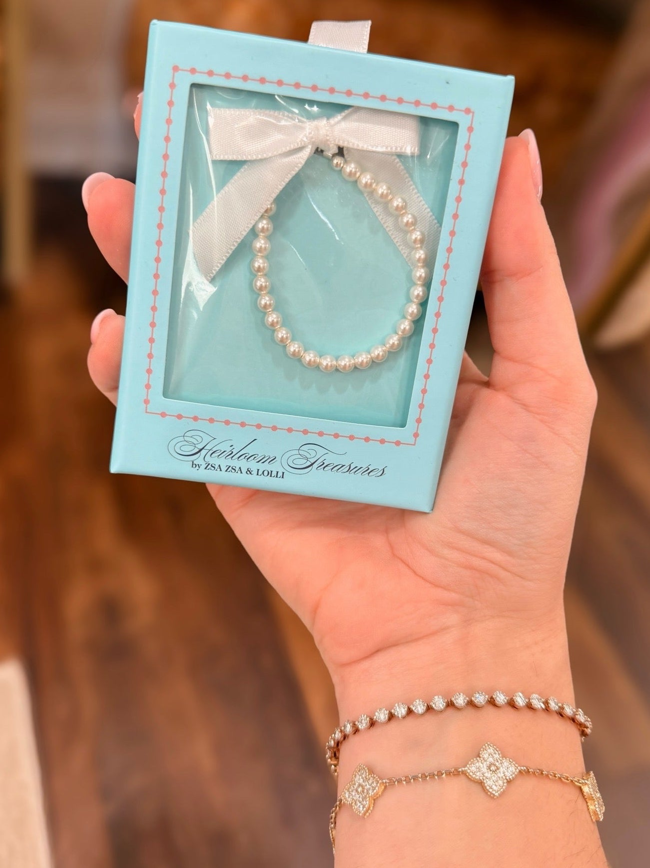 Classic White Pearl Heirloom Bracelet