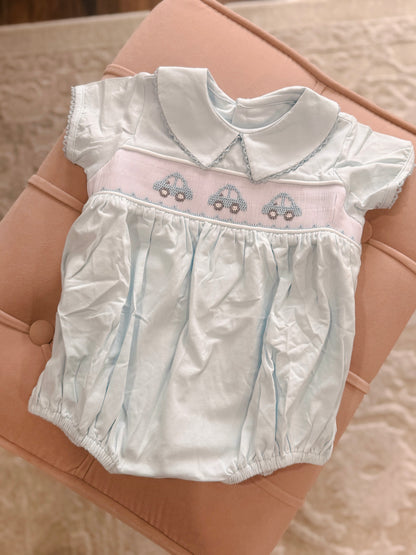 Blue Collared Car Bubble