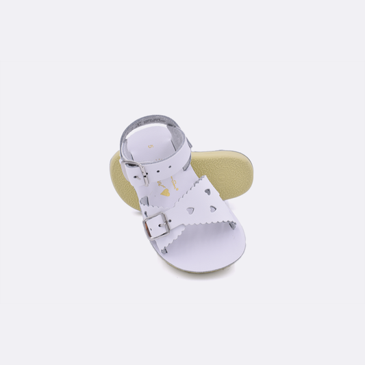 White Sweetheart Saltwater Sandal