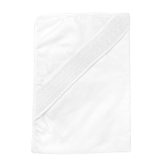 White Smocked Blanket